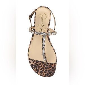 Jessica Simpson Leopard Print Sandals